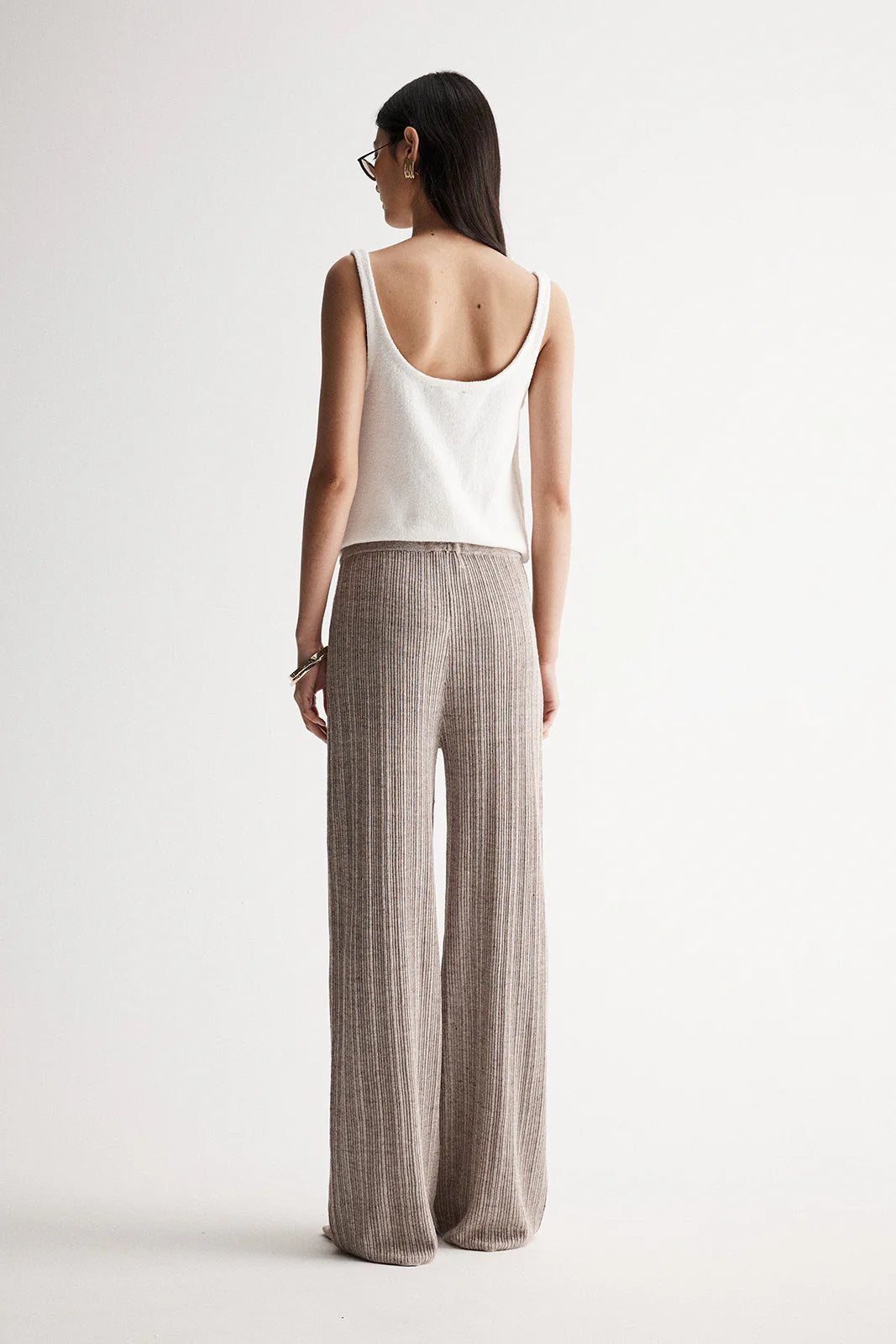 Oscar Pants in Dark Taupe