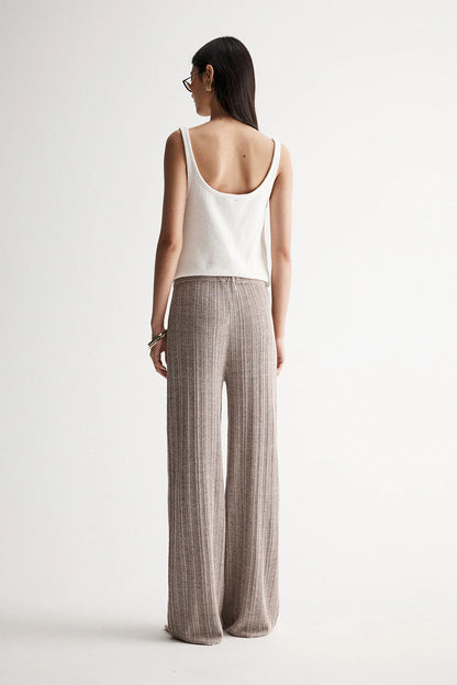 Oscar Pants in Dark Taupe