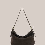 Eden Dark Chocolate Suede Bag Cloth Lifestyle Boutique