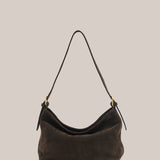 Eden Dark Chocolate Suede Bag Cloth Lifestyle Boutique
