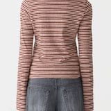 Stripe Seam Detail L/S Top