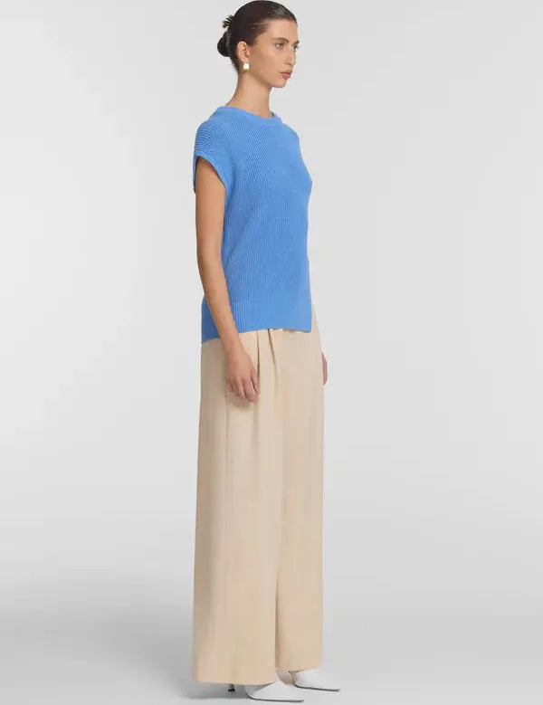 Memphis Knit Top in Blue Viktoria + Woods