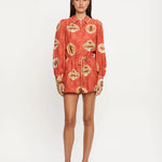 Vacanza Playsuit in Red Kivari