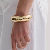 Dome Bangle in Gunmetal Anna Rossi