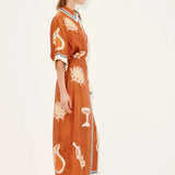 Soleil D’amour Silk Sarong Skirt