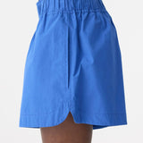 Cobalt Cotton Tennis Short in Cobalt Blue