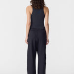 Twill Minimal Pant in Black BASSIKE