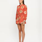 Vacanza Playsuit in Red Kivari