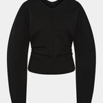 Ayana Merino Sweater in Black Sir.