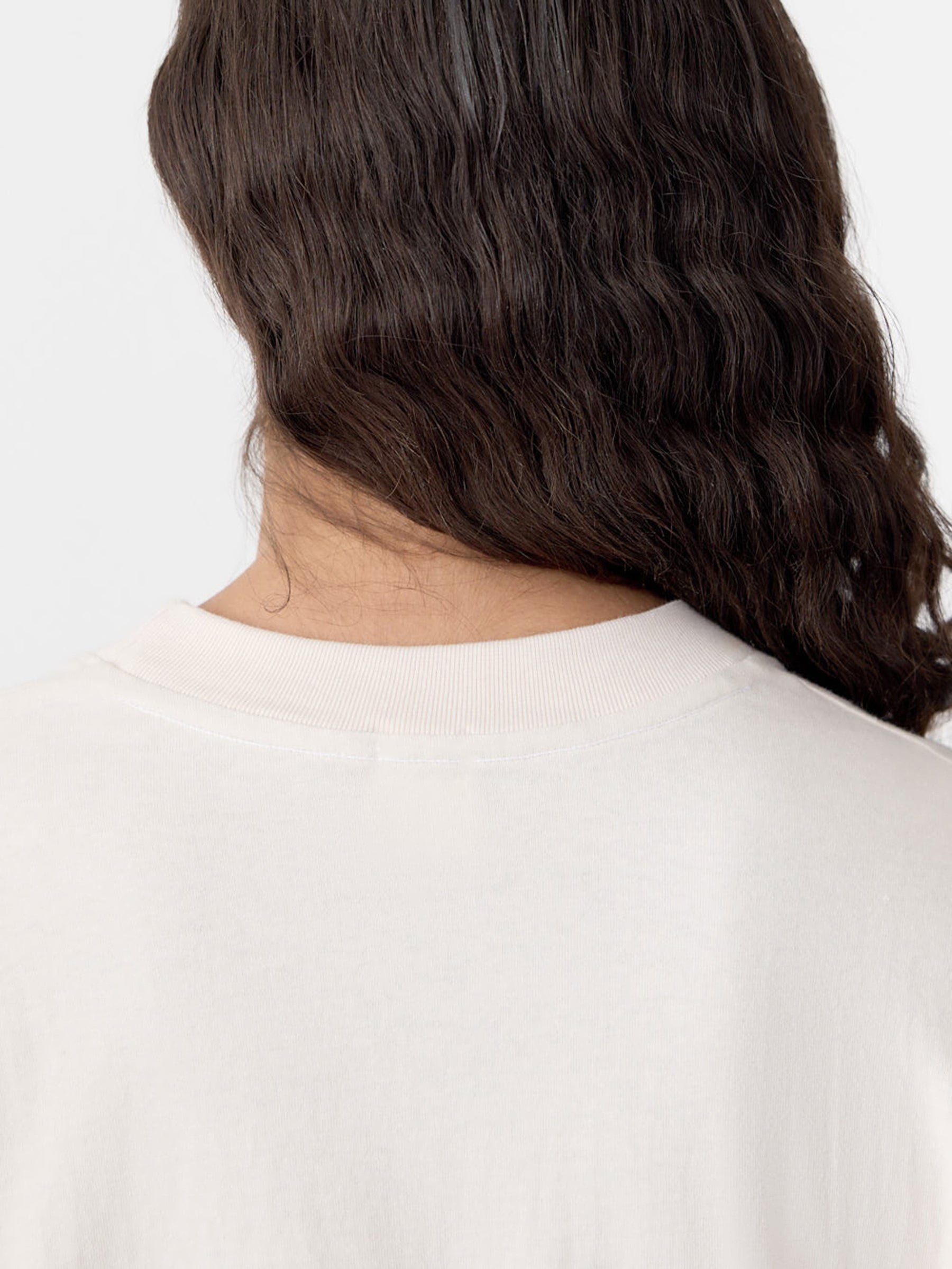 Boxy Rib Insert L/S T-Shirt BASSIKE