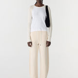 Fleece Barrel Leg Trackpant