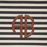 Lara Tote in Natural and Black Stripe Anine Bing