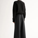 Abigail Knit Cardigan in Black Elka Collective