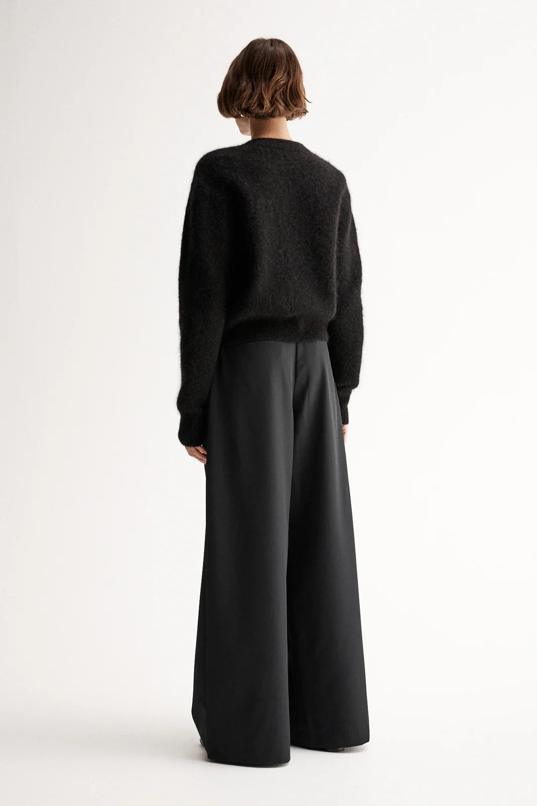 Abigail Knit Cardigan in Black Elka Collective