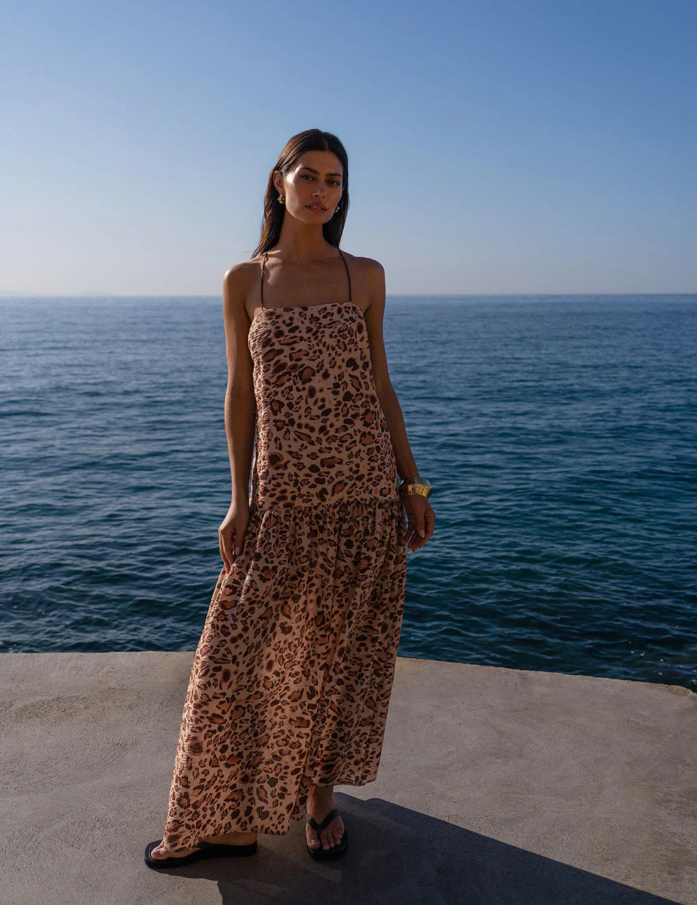 Paris Maxi Strappy Maxi Dress Kivari
