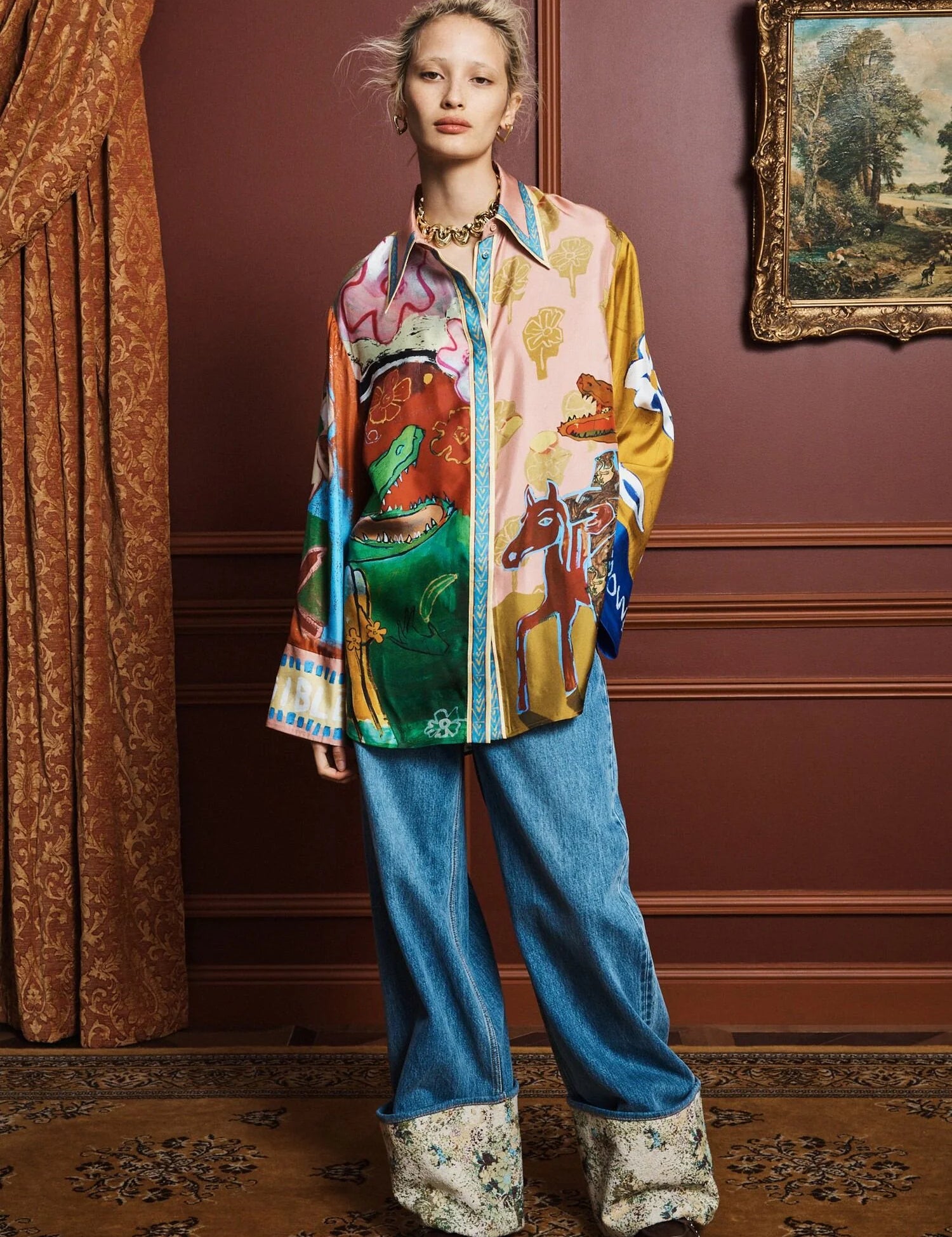 Mlak Silk Shirt Alemais