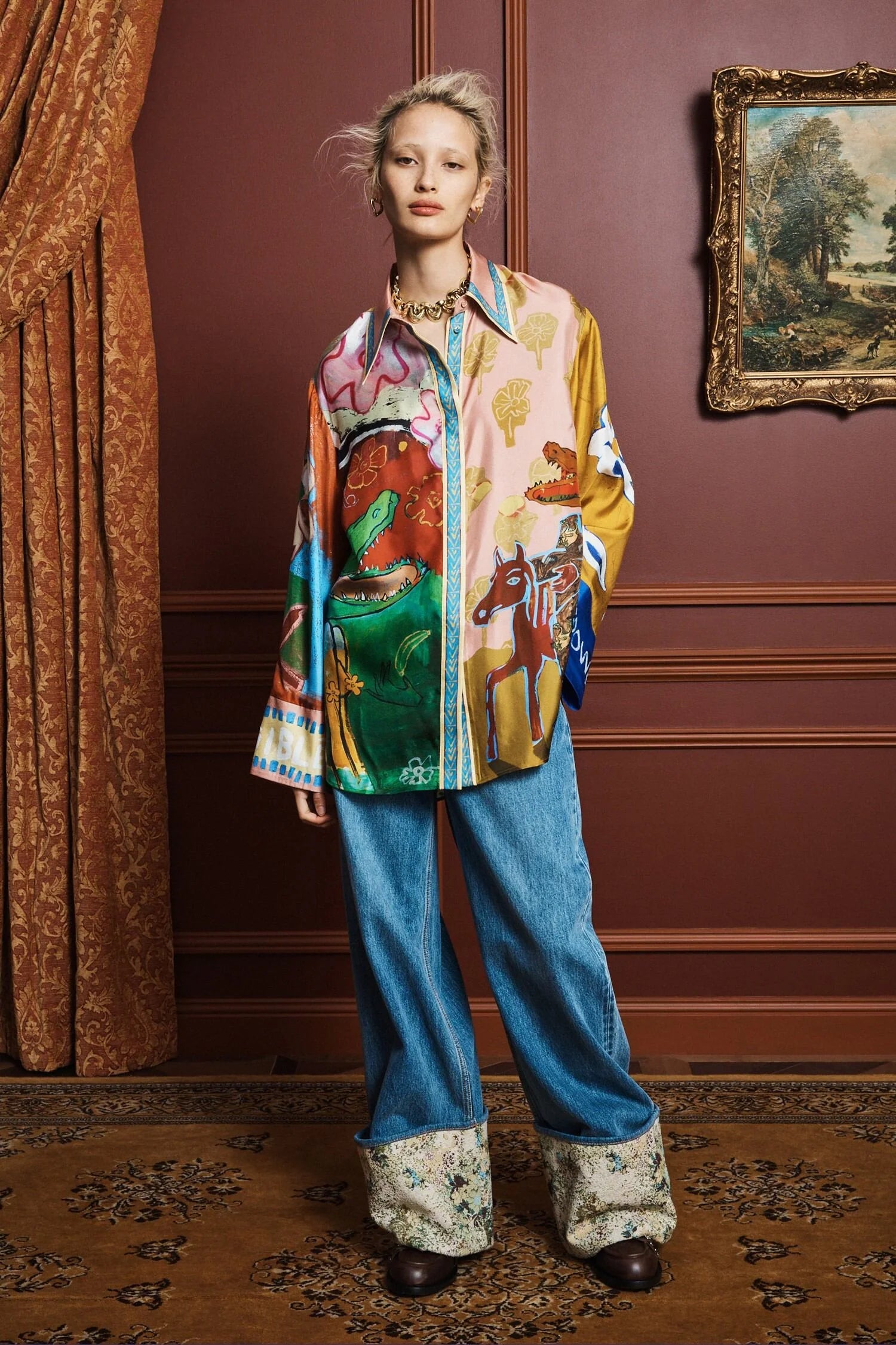 Mlak Silk Shirt Alemais