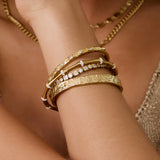 Olivia Gold Cuff Bracelet Arms of Eve