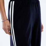 Valentina Pant in Black/White Ena Pelly
