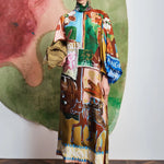 Mlak Silk Midi Dress Alemais