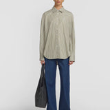 Trinity Shirt in Green Stripe