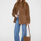 Elly Medium Bucket Bag in Tobacco