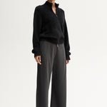 Leon Knit Cardigan in Black Elka Collective