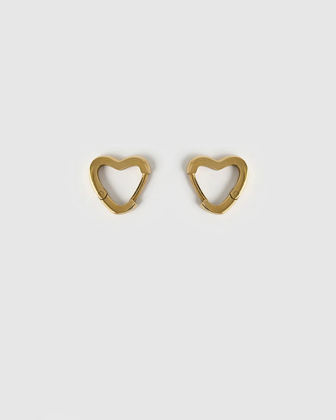 Sweetheart Gold Earrings in Small Arms of Eve