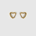 Sweetheart Gold Earrings in Small Arms of Eve
