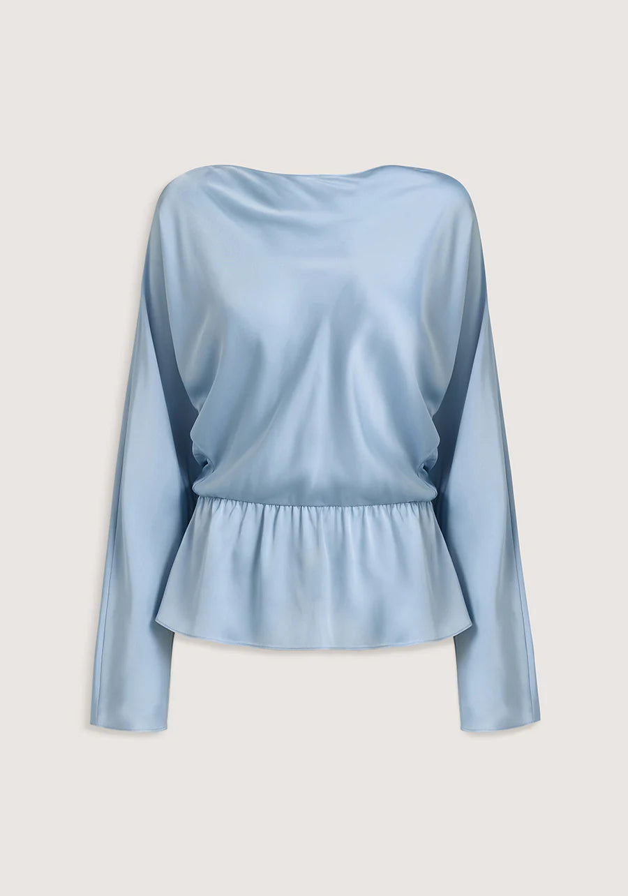 Locket Top in Blue Viktoria + Woods