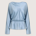 Locket Top in Blue Viktoria + Woods