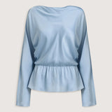 Locket Top in Blue Viktoria + Woods