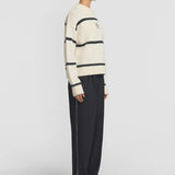 Invictus Knit in Ivory Charcoal