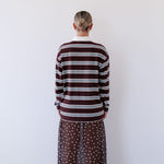 Winnie Polo in Chocolate Stripe Mabel