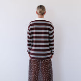 Winnie Polo in Chocolate Stripe Mabel