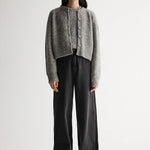 Abigail Knit Cardigan in Grey Marle Elka Collective