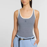 Chronicle Tank in Navy Stripe Viktoria + Woods