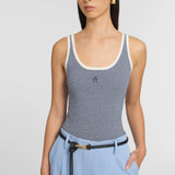 Chronicle Tank in Navy Stripe Viktoria + Woods