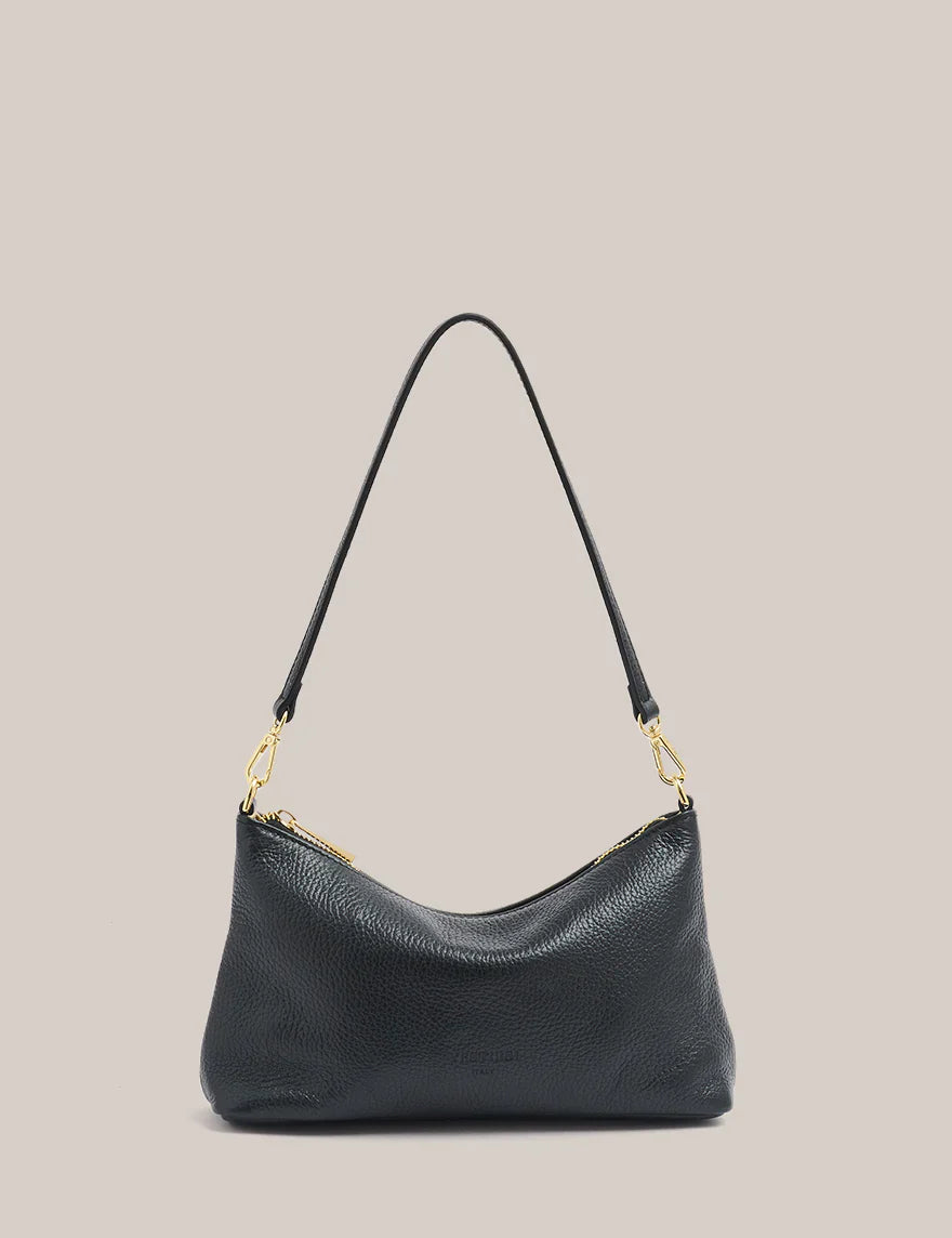 Ashley Black Leather Crossbody Bag Vestirsi