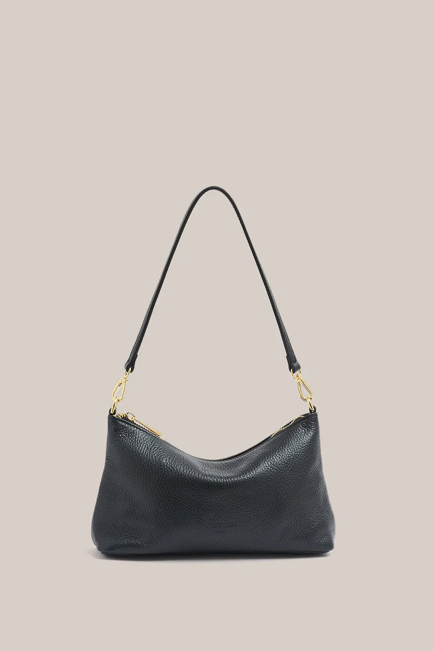 Ashley Black Leather Crossbody Bag Vestirsi