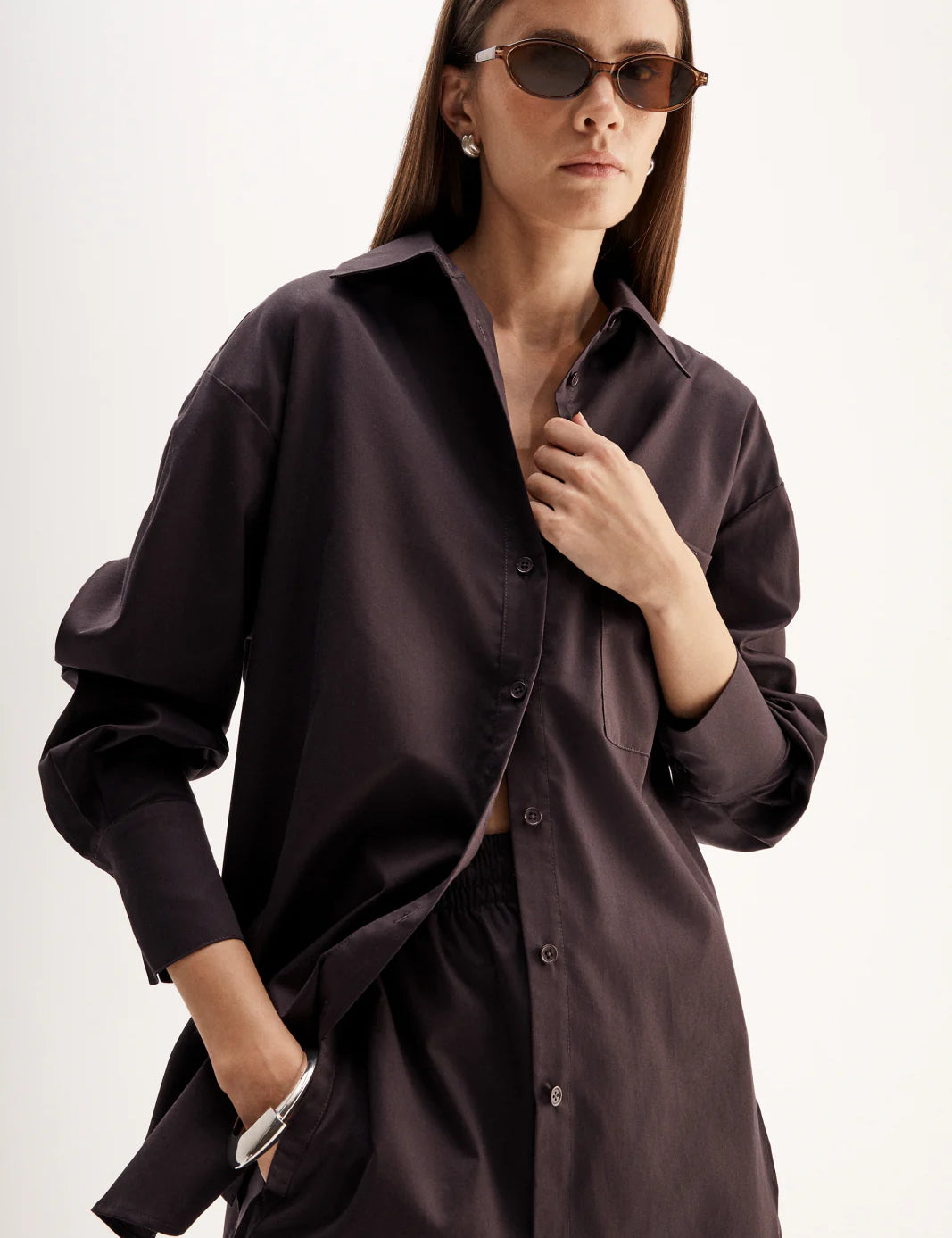 Austin Shirt in Chocolate Elka Collective