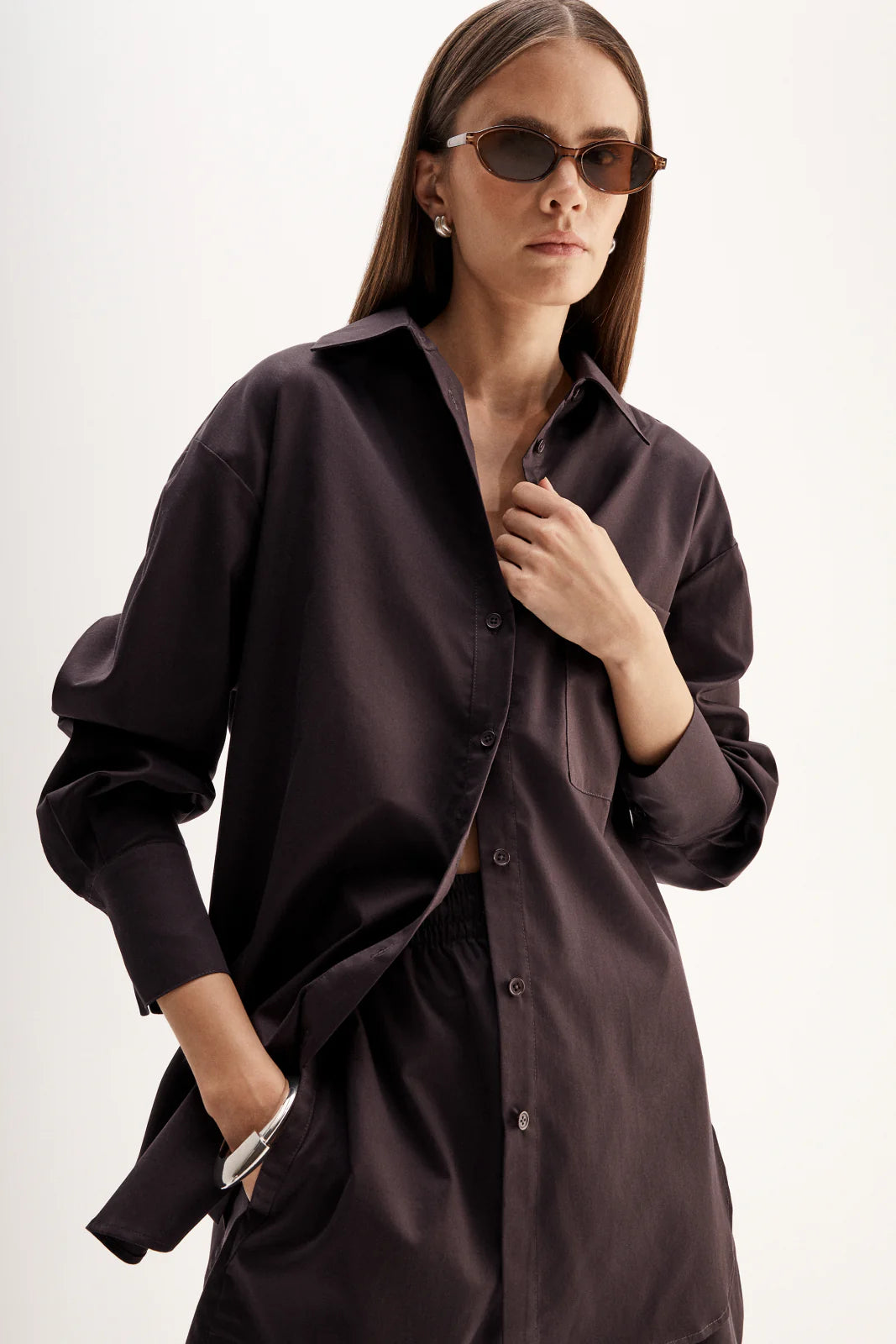 Austin Shirt in Chocolate Elka Collective