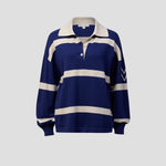 Rival Polo in Blue Stripe Viktoria + Woods
