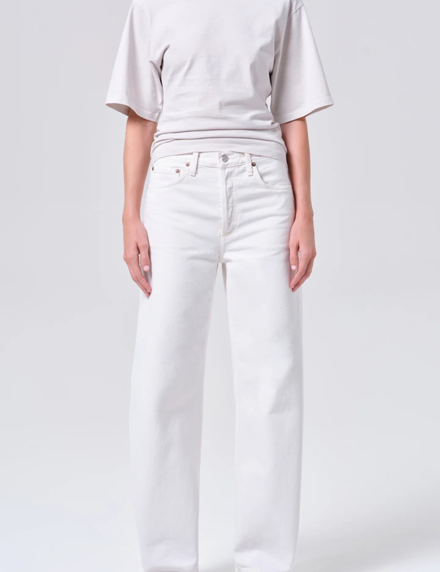 Arc Jean 32 in Chalk White AGOLDE