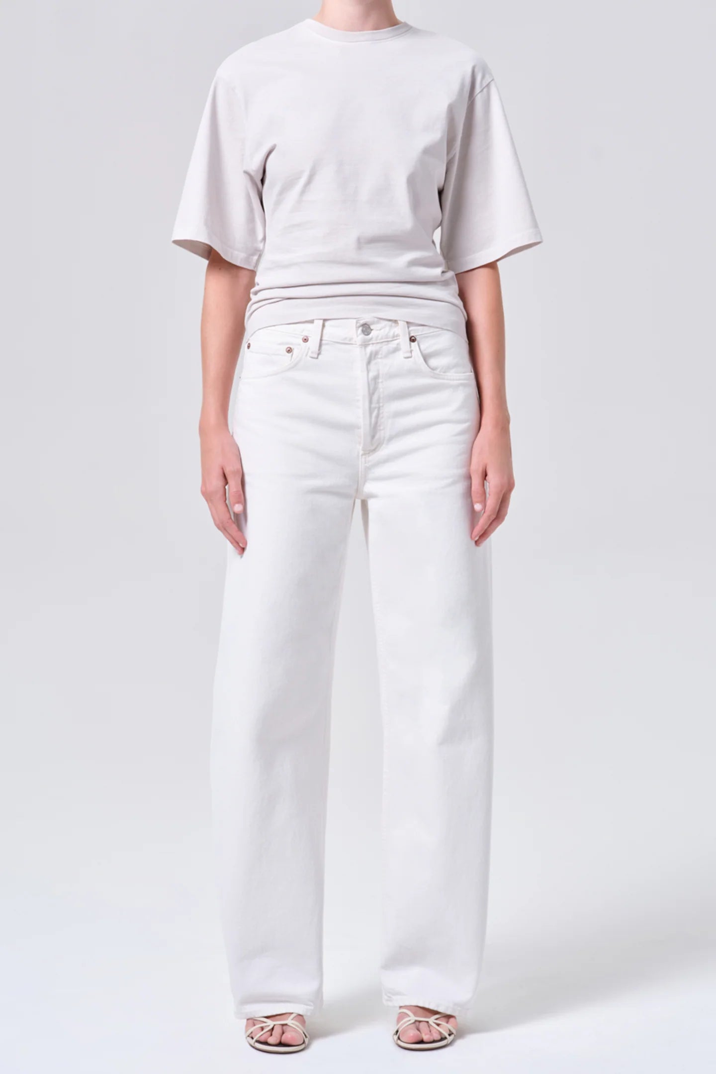 Arc Jean 32 in Chalk White AGOLDE