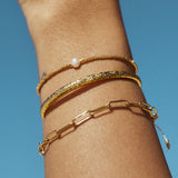 River Gold and Pearl Bracelet Arms of Eve