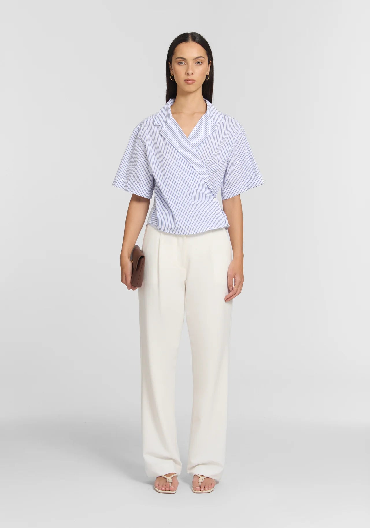 Zion Shirt in Stripe Viktoria + Woods