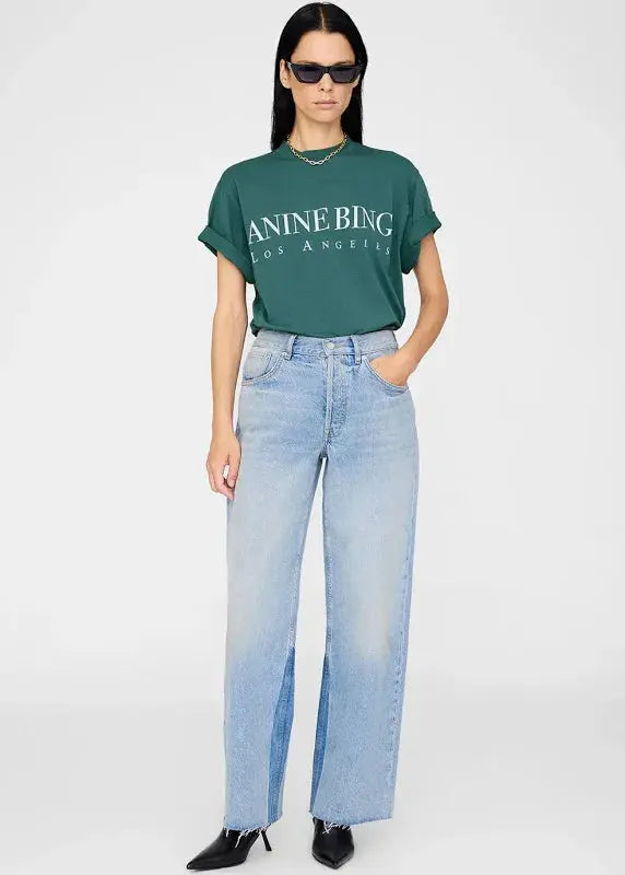 Ashton Tee in Dark Teal Anine Bing