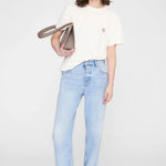 Wagner Soft Stencil Tee in Cream ANINE BING