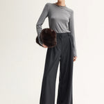 Sierra Top in Charcoal Marle Elka Collective